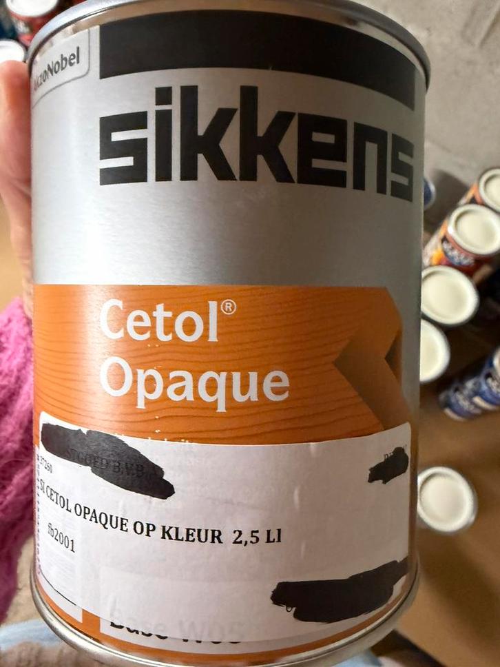 Sikkens dekkende beits heel lichtgrijs 1liter, Hobby & Loisirs créatifs, Peinture, Neuf, Enlèvement ou Envoi