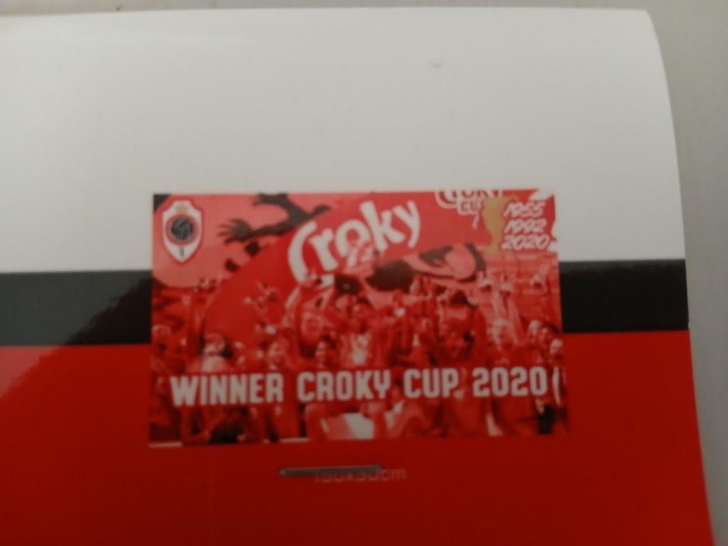 Vlag fc antwerp splinternieuw winner croky cup 2020, Verzamelen, Ophalen of Verzenden