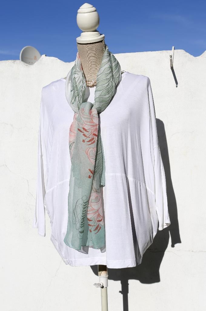 Leuke vintage sjaal - Anais Anais Cacharel, Cacharel, Ophalen of Verzenden, Gedragen