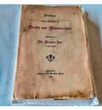 130 jaar oud CATALOGUE BOOKS Mr. Branton Joes new york 1891, Ophalen of Verzenden