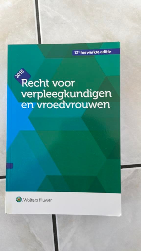 Recht voor verpleegkundigen en vroedvrouwen, Ophalen, Nieuw, Natuurwetenschap