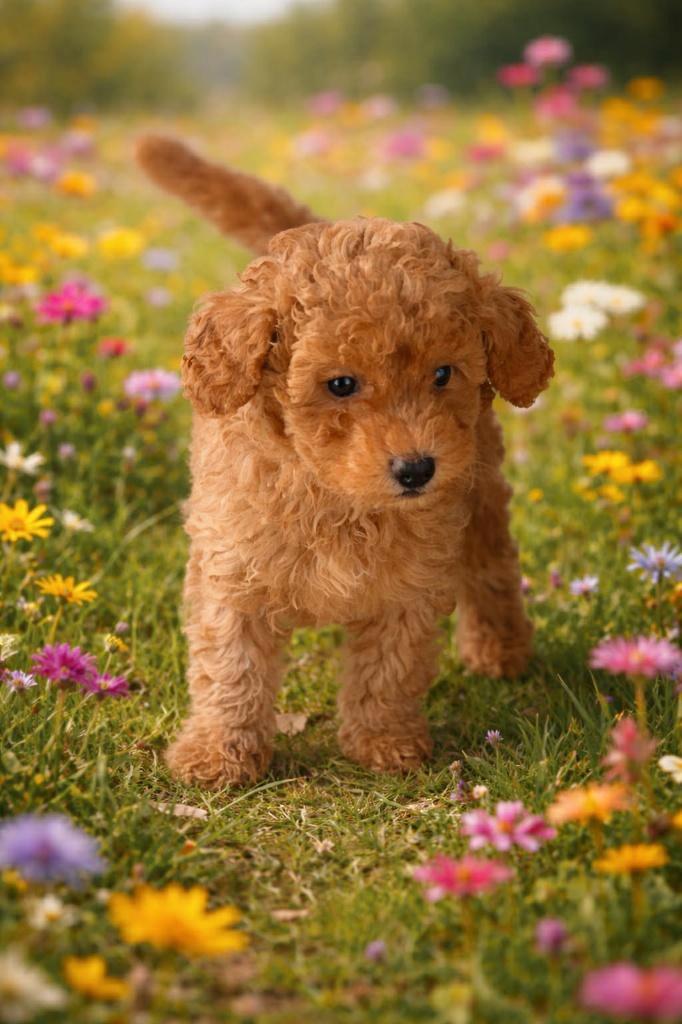 Prachtige dwergpoedelpups, reutjes, abrikooskleur, 9 weken, Dieren en Toebehoren, Honden | Chihuahua's en Gezelschapshonden, Reu