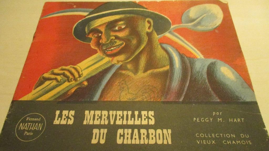 Lithografie „De wonderen van steenkool”, Verzamelen, Ophalen of Verzenden, 1940 tot 1960, Tijdschrift