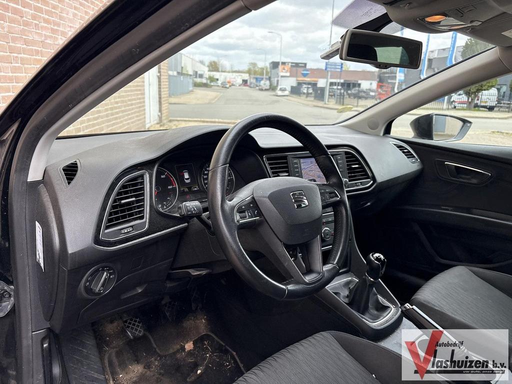 Seat Leon ST 1.6 TDI Style Business Ecomotive | Climate | Na, Auto's, Seat, Zwart, Zwart, Bedrijf, Parkeersensor