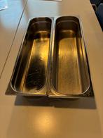 Inox gastrobakken 2/4GN, Ophalen, Zo goed als nieuw