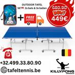 Outdoor Tafeltennistafel Joola J100X + 2 bats 3 ballen, Envoi, Neuf, Table d'extérieur, Pliante