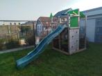 Speelhuisje met 2 glijbanen en klimmuur, Kinderen en Baby's, Speelgoed | Buiten | Speeltoestellen, Ophalen
