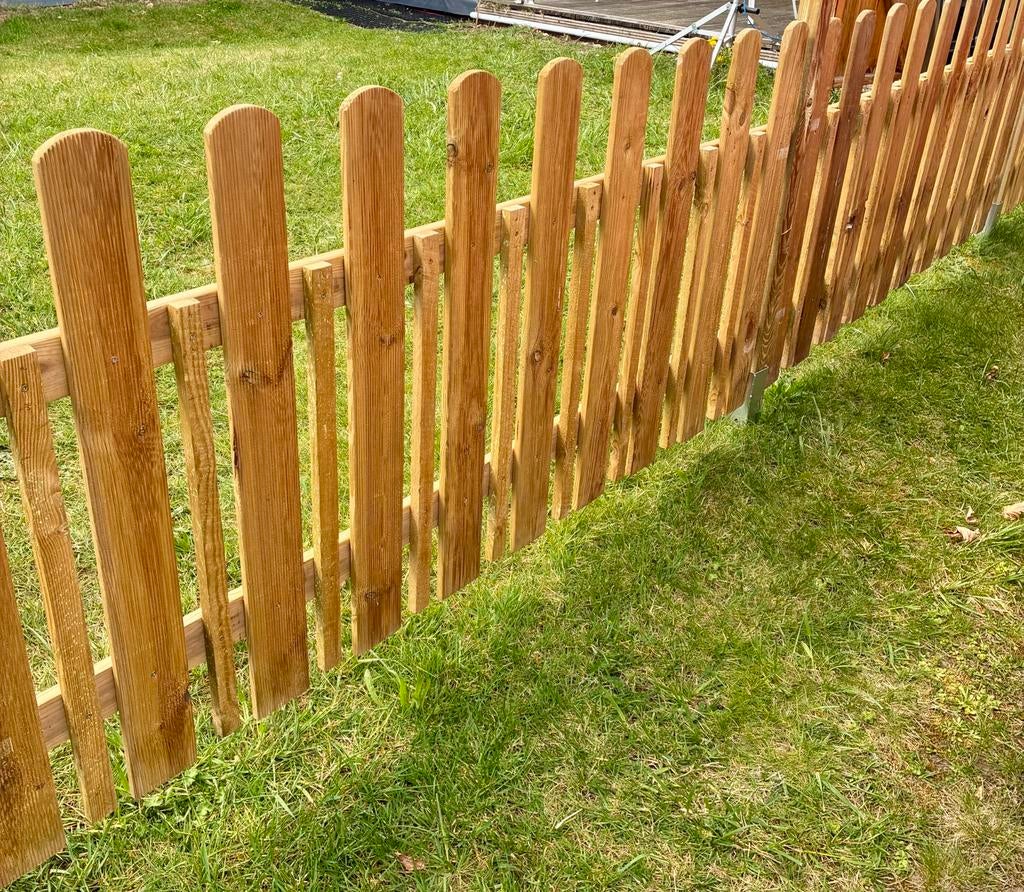 Hekwerk/tuinhekken geinpregneerd, Tuin en Terras, Tuinhekken en Hekwerk, Zo goed als nieuw, Ophalen