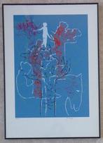 ANDRE GOEZU / FIGURATIE / KLEURLITHO / 70x50cm / KADER / SIG, Ophalen of Verzenden