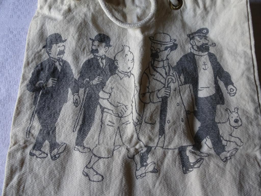 Sac Tintin - Cinquantenaire de Tintin - Hergé, Collections, Personnages de BD, Utilisé, Ustensile, Tintin, Enlèvement ou Envoi