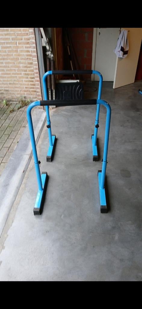 Barres parallèles ajustables Christophe Carrio, Sports & Fitness, Enlèvement, Comme neuf