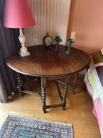 Inklapbare ovale houten tafel, Ophalen