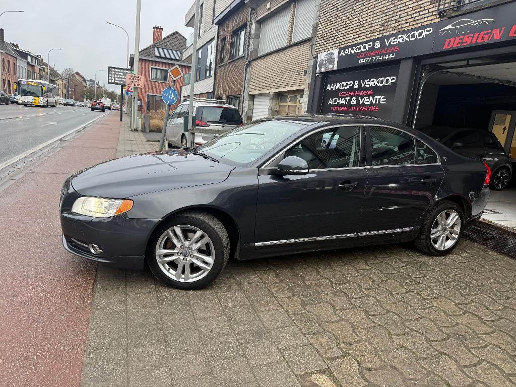 Volvo S80 2.0D D4 163Pk Automatique Cuir Xenon Navi, Auto's, Volvo, Automaat, Zwart, Zwart, Leder