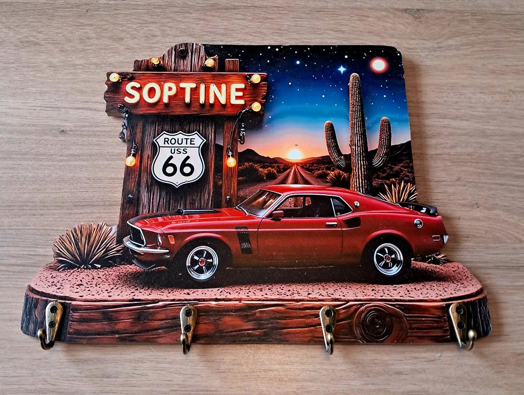 Ford Mustang sleutelhanger, Ophalen of Verzenden, Nieuw, Transport