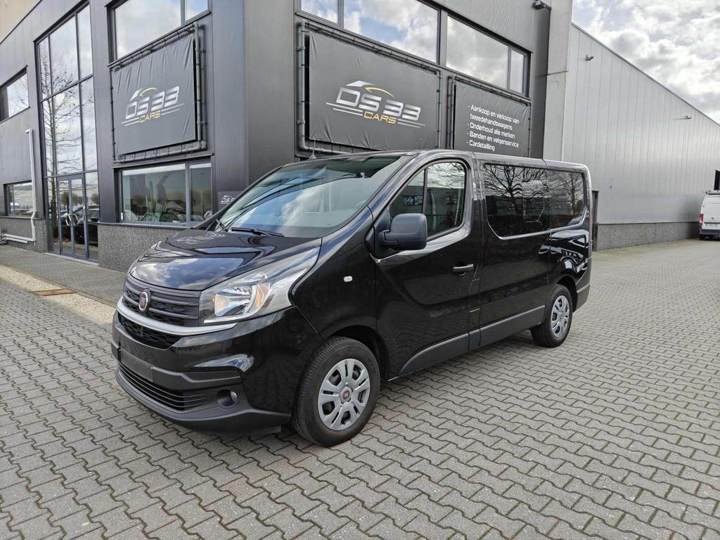 Fiat Talento 2.0D Dubbele Cabine/CAM/Trekhaak/Cruise, Auto's, Voorwielaandrijving, Stof, Gebruikt, Zwart
