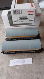 2 wagons-chaudières Märklin 46453 série 538 858., Enlèvement ou Envoi, Courant alternatif, Wagon, Comme neuf