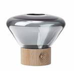 Brokis theelicht eik met smokey glas, Gris, Enlèvement ou Envoi, Bois, Chandelier