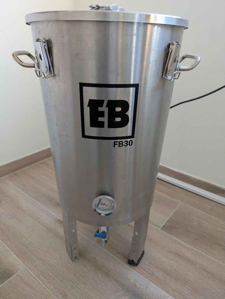 RVS gistingsvat 30L (FB30) - brouwapparatuur, Ophalen, Zo goed als nieuw