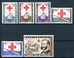 (B) 1096/1101 MNH 1959 - Ten voordele van het Rode Kruis, Ophalen of Verzenden, Postfris, Postfris, Rode kruis