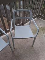 2 chaises empilables en plastique, Jardin & Terrasse, Enlèvement, Comme neuf, Synthétique, Empilable