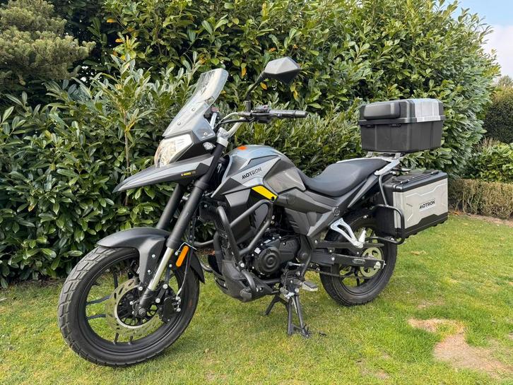Motron X-Nord 125cc zo goed als nieuw!, Vélos & Vélomoteurs, Cyclomoteurs | Derbi, Comme neuf, Enlèvement