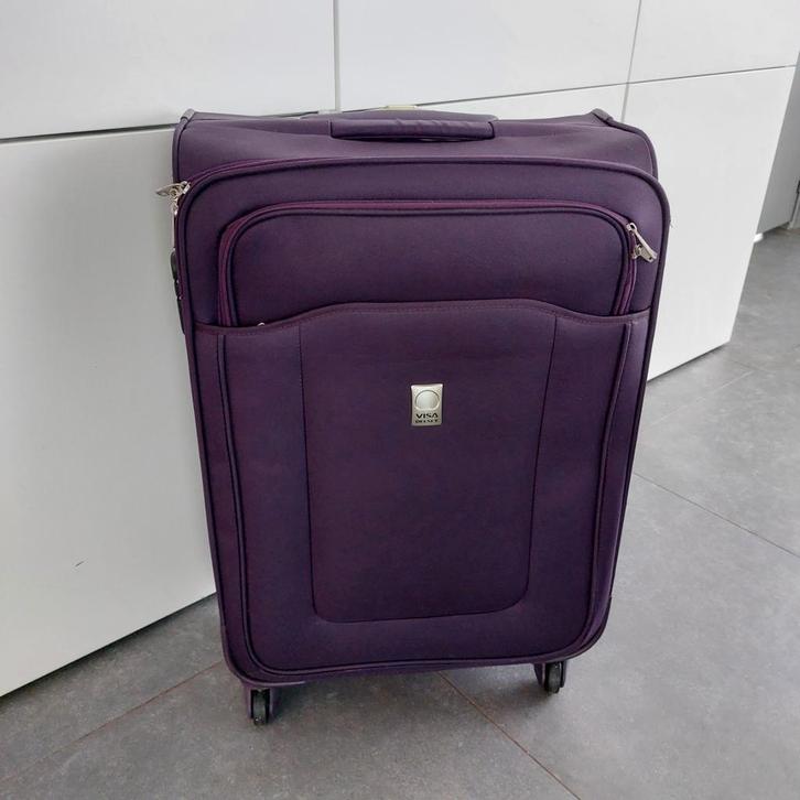 Koffer (ruimbagage) Delsey, Handtassen en Accessoires, Koffers, Gebruikt, Slot, Uitschuifbare handgreep, Wieltjes, Ophalen