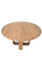 ronde teakhouten eettafel 140, Huis en Inrichting, Teakhout, Nieuw, Ophalen of Verzenden, Vijf personen of meer