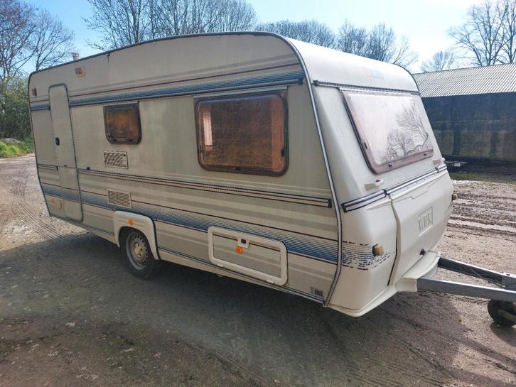 Tk wilk 450 de luxe. Bj 1995, Caravanes & Camping, Caravanes, Particulier, Wilk, Enlèvement ou Envoi