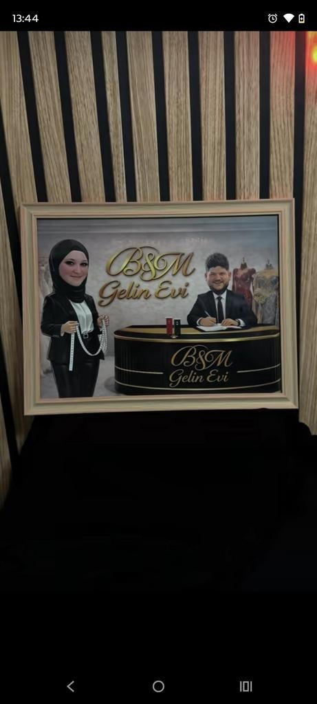 Caricatures personnalisé+tableau encadré