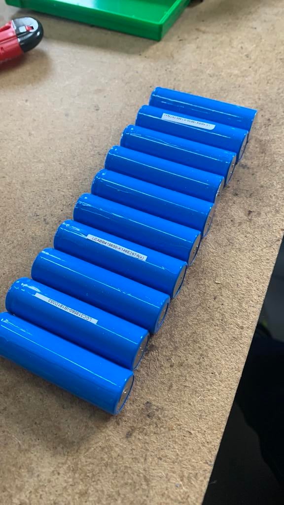 18650 batterijen gebruikt, Ophalen of Verzenden, Zo goed als nieuw