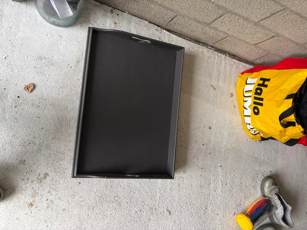 Dienblad, Ophalen, Zo goed als nieuw