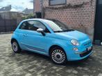 Fiat 500 met panoramisch dak, Auto's, Fiat, Stof, 1242 cc, 4 cilinders, Blauw