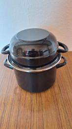 Casserole à moules avec couvercle de 20 cm de diamètre et 14, Neuf, Enlèvement ou Envoi, Autres matériaux, Plaque céramique