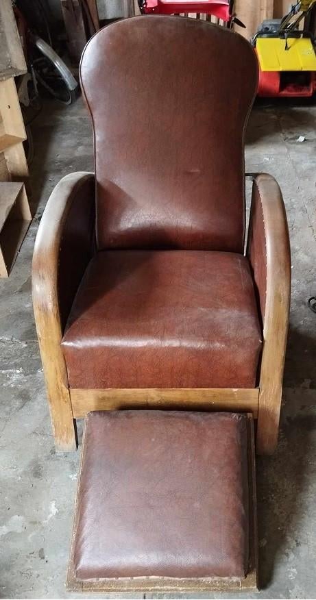 fauteuil vintage pour décoration, Antiquités & Art, Antiquités | Meubles | Chaises & Canapés, Enlèvement