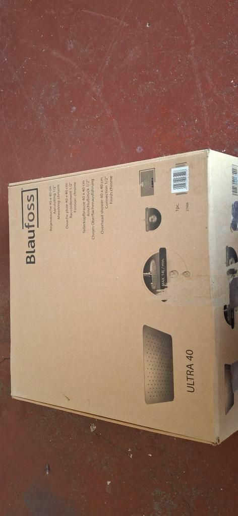 Blaufoss Regendouchekop Chroomkleur, Doe-het-zelf en Bouw, Sanitair, Zo goed als nieuw, Overige typen, Chroom, Ophalen