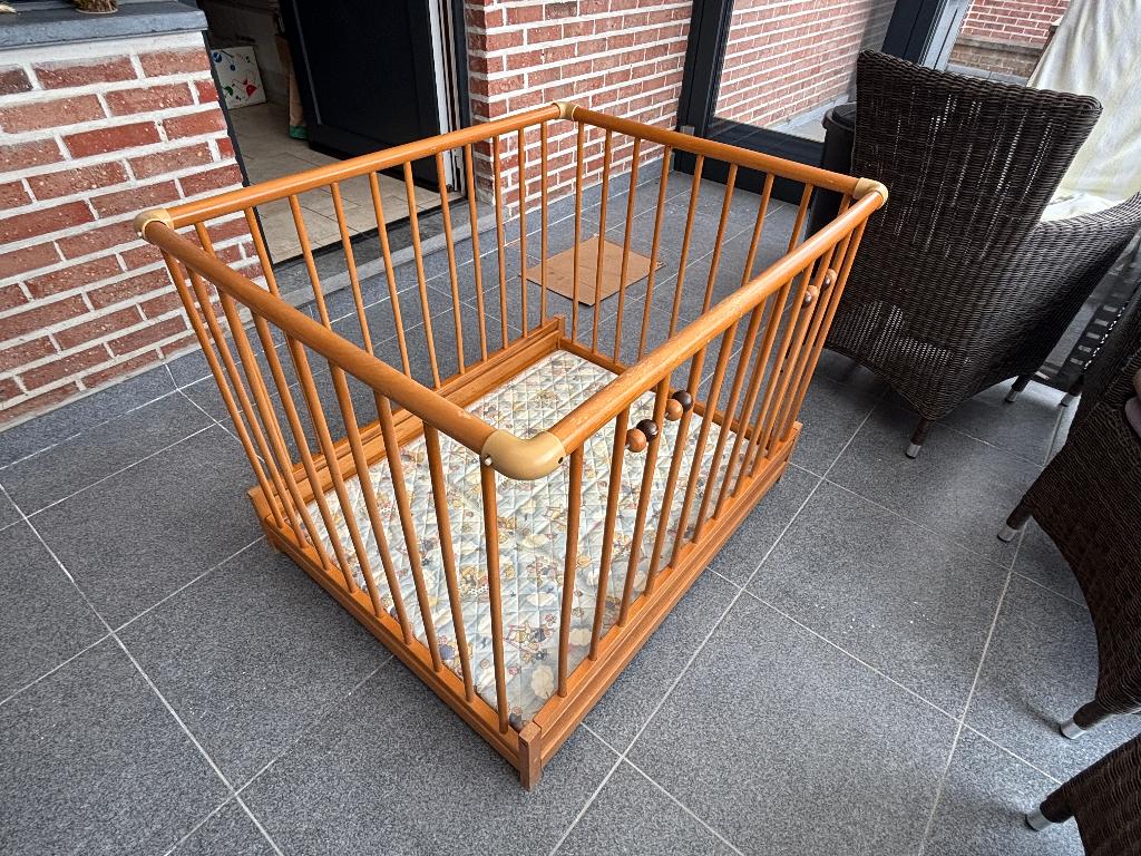 Baby- en peuter park/ box, Ophalen, Gebruikt, Rechthoekig, In hoogte verstelbaar