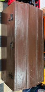 Beau coffre en bois Vintage, Maison & Meubles, Enlèvement, Utilisé