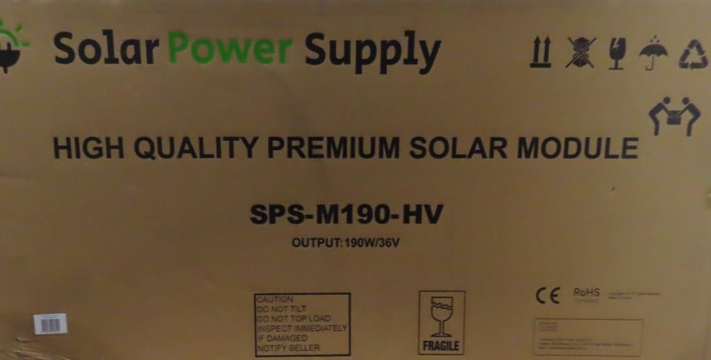 panneau solaire, Bricolage & Construction, Enlèvement, Neuf, Panneau, 100 à 200 watts-crêtes