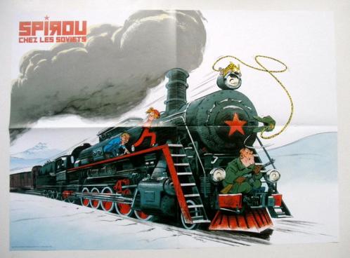 Spirou 4326 + poster Spirou et Fantasio chez les soviets, Livres, BD, Comme neuf, Une BD, Enlèvement ou Envoi