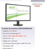 Ecrans PC, lot de 3 (Acer, LG & Samsung) - Très bon état !, Computers en Software, Monitoren, Ophalen, VGA