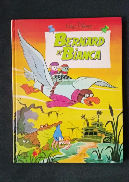Livre Disney - Bernard et bianca de 1977, Collections, Disney, Enlèvement ou Envoi