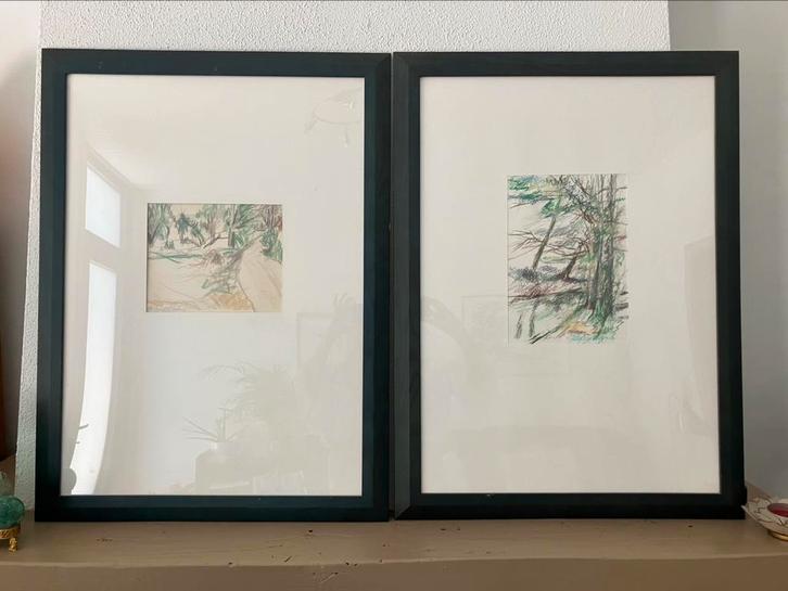 Tekeningen van Albertine Eylenbosch, Antiek en Kunst, Kunst | Tekeningen en Fotografie, Ophalen