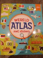 wereld Atlas met stickers, Livres, Encyclopédies, Enlèvement ou Envoi, Neuf