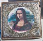 Ancienne boîte à biscuits en métal Mona Lisa, Collections, Articles de fumeurs, Briquets & Boîtes d'allumettes, Comme neuf, Enlèvement ou Envoi