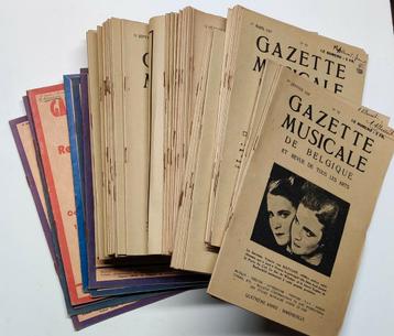 Gazette Musicale de Belgique. 56 nrs. Jaren '30. beschikbaar voor biedingen