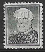USA 1955/1956 - Yvert 602 - Robert Edward Lee (ST), Postzegels en Munten, Verzenden, Gestempeld