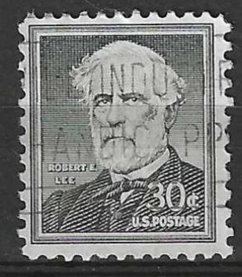 USA 1955/1956 - Yvert 602 - Robert Edward Lee (ST), Postzegels en Munten, Postzegels | Amerika, Gestempeld, Verzenden