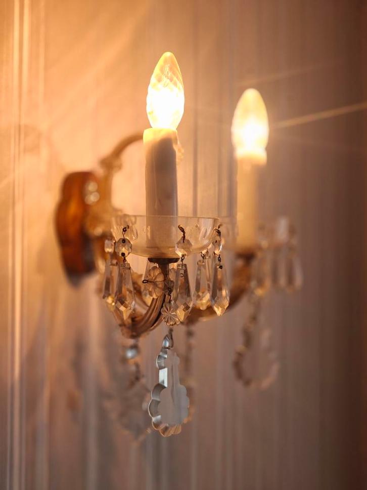 Prachtige muurlamp, Maison & Meubles, Lampes | Lustres, Comme neuf, Enlèvement