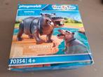 PLAYMOBIL Family Fun - Nijlpaard met baby - 70354, Kinderen en Baby's, Complete set, Zo goed als nieuw, Ophalen