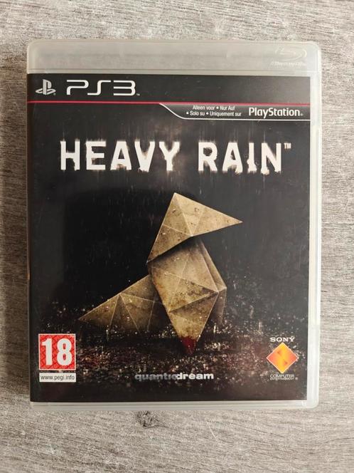 Heavy Rain, PS3, Consoles de jeu & Jeux vidéo, Jeux | Sony PlayStation 3, Comme neuf, Aventure et Action, À partir de 18 ans, Enlèvement ou Envoi